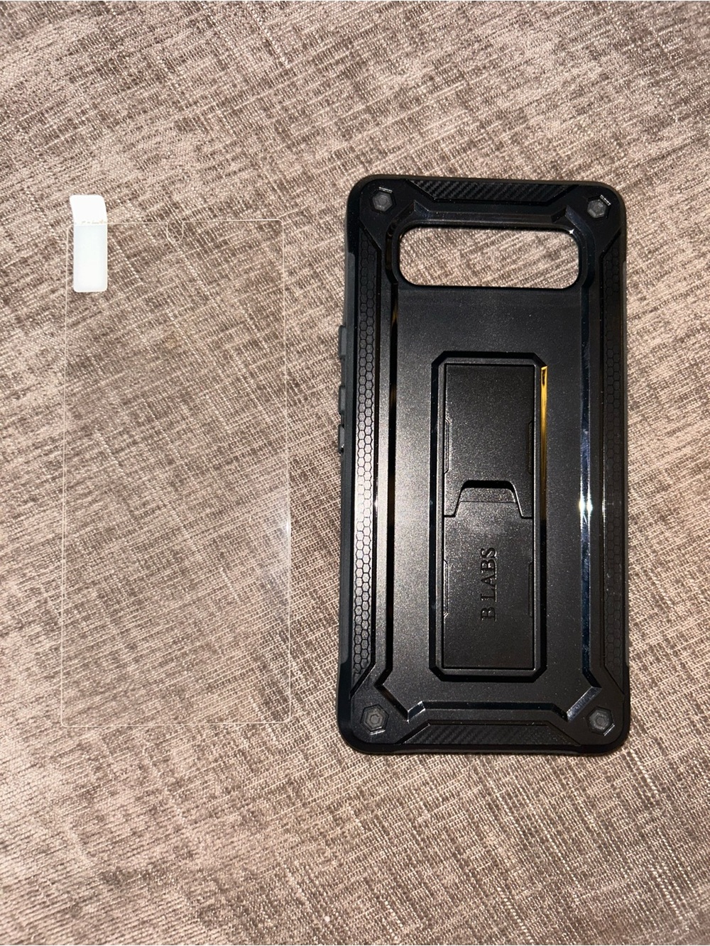 Google pixel 6 pro phone case BLARX Black Rugged Kickstand Phone Case